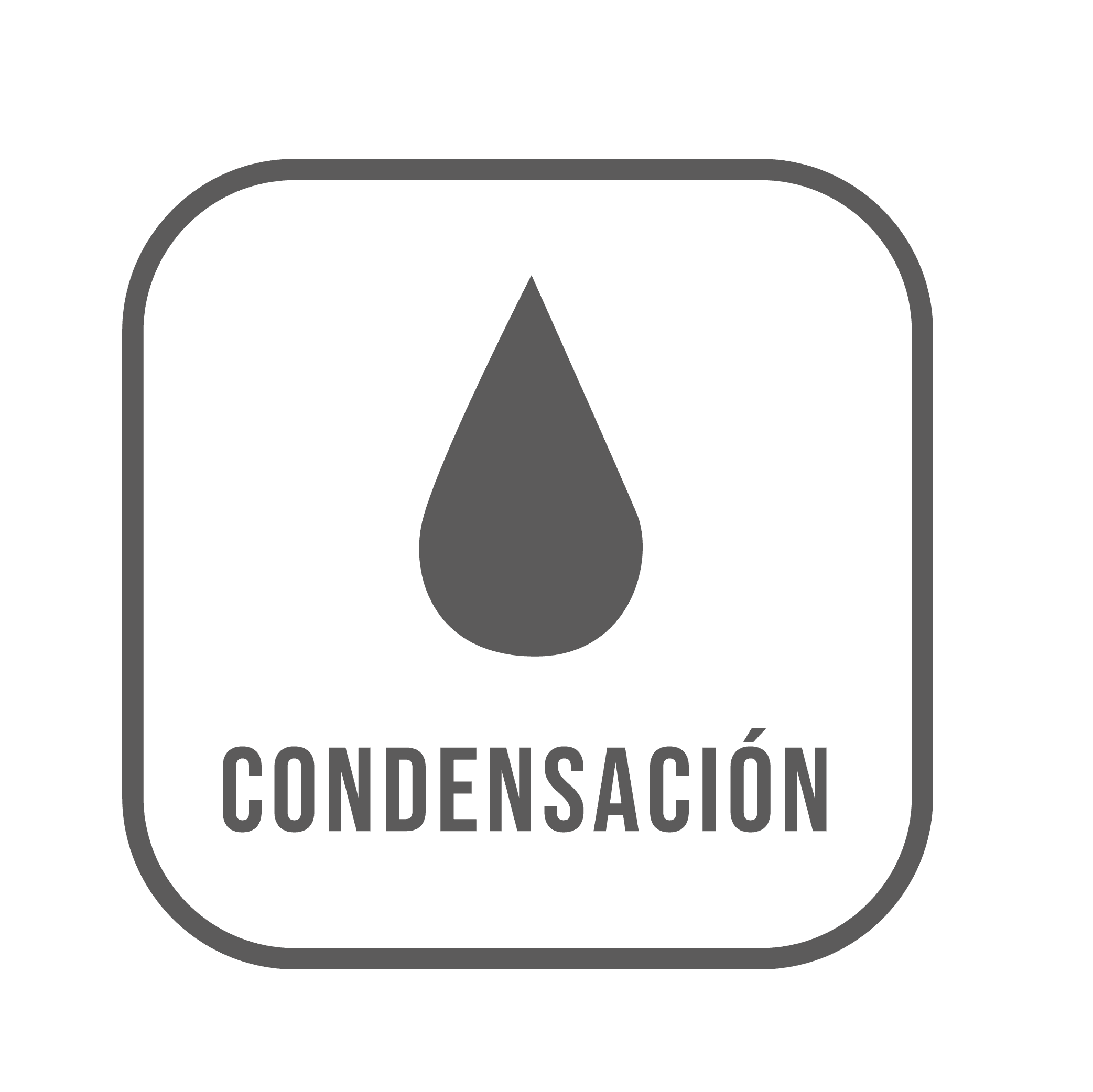 Icono condensación